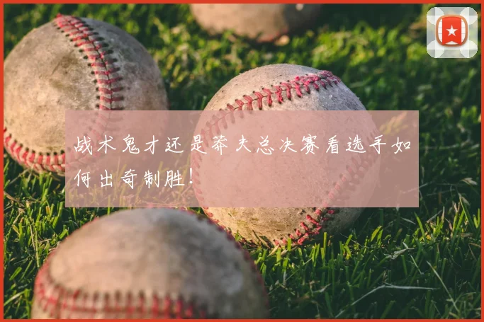 战术鬼才还是莽夫总决赛看选手如何出奇制胜！